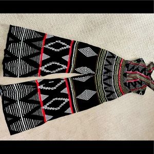 Anthro wide leg jumpsuit